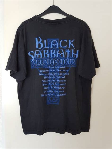 black sabbath vintage tour t shirts
